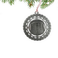 2 1/2" Fine Pewter Hand Finished Ornament